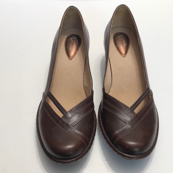 Clark’s Artisan Brown Leather Shoes size 9.5N BNWOT - Picture 4 of 13